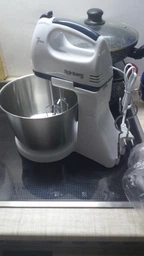 Миксер кухонный с металлической чашкой на 2 л Rainberg RB-1006 2 в 1 500W на 7 скоростей универсальний фото от покупателей 3