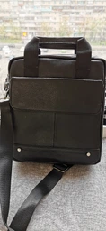 Сумка планшет через плечо мужская из натуральной кожи Laras K108859-brown Коричневая (ROZ6400008846) фото от покупателей 6