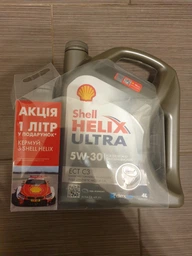 Моторна олива Shell Helix Ultra ECT C3 5W-30 4 л (550050441) фото від покупців 12