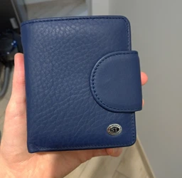 Женский бумажник из натуральной кожи ST Leather Красный с кнопкой для прав (bg189fash23)
