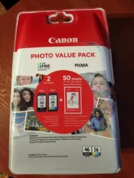 Комплект для печати Canon No.46 картридж PG-46 + картридж CL-56 + бумага Canon GP-501 50 листов (9059B003/9059B006) фото от покупателей 1