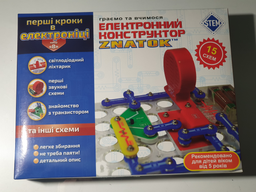 Электронный конструктор Znatok Первые шаги в электронике (15 схем В) (REW-K061) фото от покупателей 3