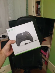 Беспроводной геймпад&nbsp;Microsoft Xbox One Black + USB кабель для Windows (4N6-00002) фото от покупателей 5