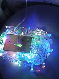 Світлодіодна гірлянда DELUX ICICLE 100 LED C 3.2х0.7 м Мульти/Прозорий IP20 (90015254) фото від покупців 4