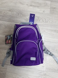 Рюкзак полукаркасный школьный Kite Education Smart для девочек 38 x 28 x 15 см 16-25 л Фиолетовый (K19-702M-2) фото от покупателей 2