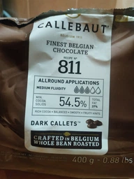Шоколад бельгийский Callebaut №811 Черный в дропсах 400 г (5410522556605) фото от покупателей 14