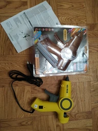 Пистолет клеевой MASTERTOOL Ø 11,2 мм 200 Вт/220 В/50 Гц 10 г/мин "Капля-Стоп" 2 t-режима LED-индикатор 42-0515 фото от покупателей 6