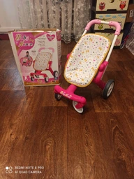 Коляска Smoby Baby Nurse для прогулок с поворотными колесами (251223) фото от покупателей 7