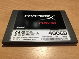 SSD диск Kingston HyperX Fury 3D 480GB 2.5" SATAIII 3D NAND TLC (KC-S44480-6F)