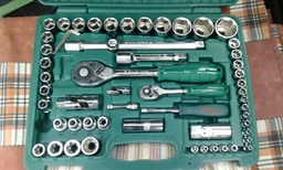 Набір торцевих головок Hans Tools 1/2" Dr 10-32 мм та 1/4" Dr 4-14 мм 6-гранних 108 предметів (TK-108)