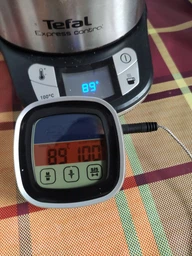 Термометр с выносным щупом для мяса Digital Cooking Thermometr SN124 и большим сенсорным лед дисплеем фото от покупателей 1