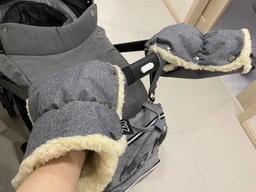 Рукавички-Муфта на коляску Z&D New (Linen Gray)