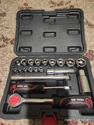 Набор торцевых ключей Top Tools 1/4", 3/8" 20 предметов (38D520) фото от покупателей 2