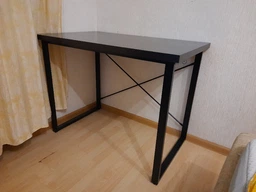 Компьютерный стол Ferrum-decor Дейв 75x140x60 черный ДСП Дуб Сан-Марино 32мм