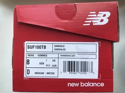 Шлепанцы New Balance 100 SUF100TB 46.5 (13) 31 см Синие (193362724117) фото от покупателей 19