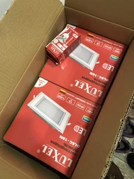LED-панель Luxel со стеклянным декором 200х200х30мм 175-260V 18W (DLSG-18N 18W) фото от покупателей 1