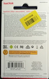 Карта памяти SANDISK Ultra microSDHC UHS-I 16GB Class 10 (SDSQUNS-016G-GN3MN) фото от покупателей 4