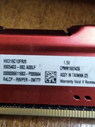 Оперативная память HyperX DDR3-1600 8192MB PC3-12800 FURY Red (HX316C10FR/8) фото от покупателей 6