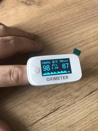 Пульсоксиметр Yimi Life Pulse Oximeter Yimi YM301 на палець для вимірювання сатурації крові, частоти пульсу и плетизмографичного аналізу сосудів з батарейками фото від покупців 3