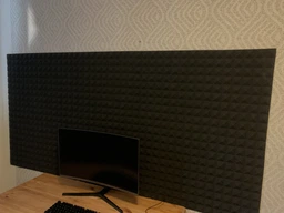 Акустичний поролон Ecosound піраміда 20 200х100 см Чорний графіт