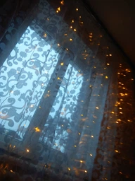 Светодиодная гирлянда Shine X-mas Lights 200-4 Штора занавесь 156LED 2*2 метра белый фото от покупателей 4