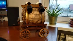 Бочка керамическая 3 л на фире с серым краном и бокалами HandMade Diptaro Ручная работа фото от покупателей 9