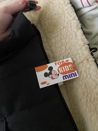 Зимовий конверт-чохол на овчині з бахилами в коляску, на санки For Kids Mini (Червоний) фото від покупців 2