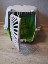 Переноска MPS 2 Pratiko 1 Plast Light Green 48 x 31.5 x 33 см Светло-зеленая (8082967013363) фото от покупателей 8