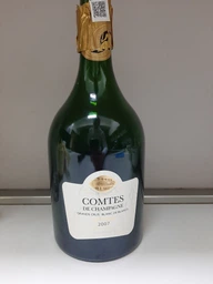 Шампанське Taittinger Comtes de Champagne Blanc de Blancs Brut 2007 біле брют 0.75 л 12.5% (3016570001412)