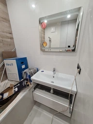 Тумба підвісна з умивальником Cersanit CET В04 Moduo Slim 60 см Білий (UN509-042)