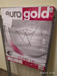 Сушарка для одягу Eurogold STABI 18 м з додатковим відділеннями без шарніру, (0503M) фото від покупців 4