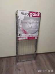 Сушарка для одягу Eurogold STABI 18 м з додатковим відділеннями без шарніру, (0503M) фото від покупців 3