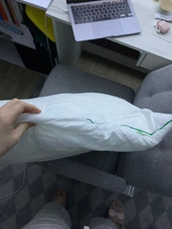 Подушка антиаллергенная MirSon Eco Ecosilk средняя 50x70 см (2200000008633) фото от покупателей 16