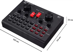 Микрофон конденсаторный Protech BM-800 со звуковой картой V8X pro и пантографом с ветрозащитой (PM-9799-1) фото от покупателей 7
