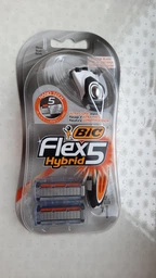 Бритва BIC Flex 5 Hybrid с 2 сменными кассетами (3086123534414) фото от покупателей 2