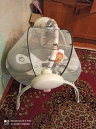 Дитяче крісло-гойдалка Lionelo RUBEN PINK BABY фото від покупців 2