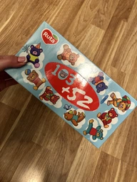 Салфетки косметические Ruta Kids 155 листов 2 слоя х 3 шт (4820023748422) фото от покупателей 19