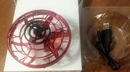 Инновационная игрушка летающий спиннер PTW с LED подсветкой Red (G0095)