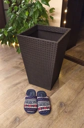 Горщик для рослин Keter Medium Rattan Planter 55,4 л 7290103659288 фото от покупателей 1