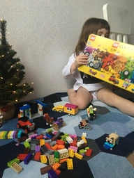 Конструктор LEGO Classic Кубики и колеса 442 детали (10715) фото от покупателей 14