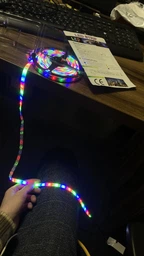 Комплект 3528 RGB 5м - світлодіодна стрічка з пультом та блоком живлення. Триколірна ( SMD 3528 ) фото від покупців 11
