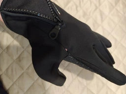 Теплые непродуваемые перчатки Windstop + Touch, L черные фото от покупателей 3