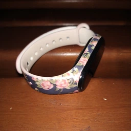 Ремешок Armorstandart Силиконовый для Xiaomi Mi Band 4/3 Blue Flowers (ARM52066) фото от покупателей 2