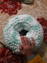 Турецкая пряжа для вязания Alize Puffy Color (пуффи колор) пряжа вяжется руками 5926 фото от покупателей 2