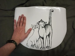 Коврик под миски для собак и кошек Trixie Pussy Cat 40 x 30 см (4011905245409) фото от покупателей 5
