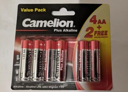 Батарейки Camelion Plus Alkaline AA (LR6) 4 шт (LR6-BP4) фото от покупателей 4