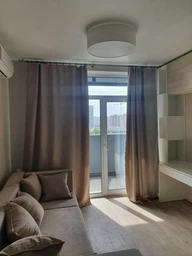 Комплект готовых штор VR-Textil Лен Мешковина № 673ш Капучино 150х275 см 2 шт (30-451)