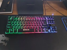 Клавиатура REAL-EL Gaming 8710 TKL Backlit Ukr Black