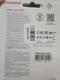 Карта памяти Transcend 300S SDXC 64GB Class 10 UHS-I U1 V10 (TS64GSDC300S) фото от покупателей 5
