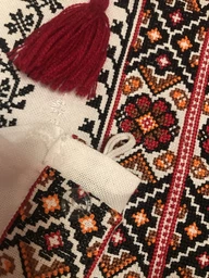 Сорочка Українська вишиванка 237305 колір білий розмір M/L